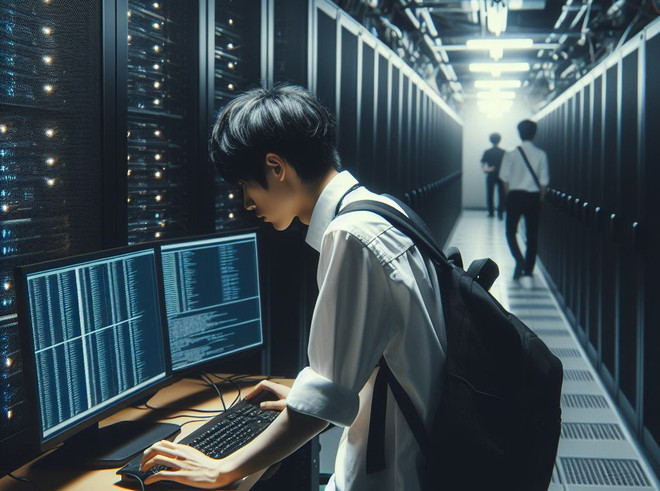 (Ảnh minh họa do AI tạo ra trên công cụ của Bing) hen ho online.jpg