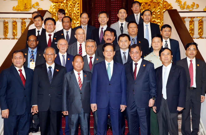 Thủ tướng tiếp các Trưởng đoàn an ninh, cảnh sát và tình báo quốc tế ảnh 1