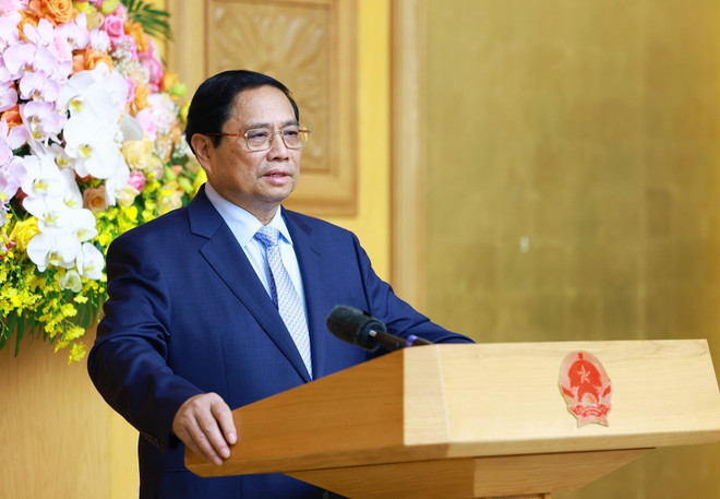 Thủ tướng Phạm Minh Chính. (Ảnh: Dương Giang/TTXVN) TTXVN_1405Thutuong5.jpg