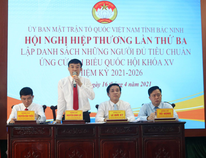 Chốt danh sách người ứng cử đại biểu Quốc hội tại nhiều địa phương ảnh 1