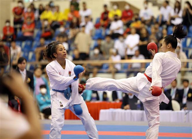 Ngày đầu khởi tranh thi đấu Karate, Việt Nam giành 2 Huy chương Vàng ảnh 1