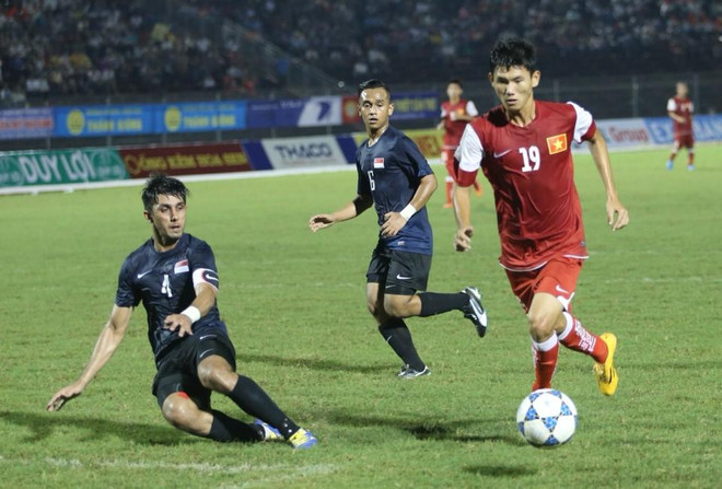 U21 Báo Thanh niên Việt Nam thắng đậm U21 Singapore ngày ra quân ảnh 2