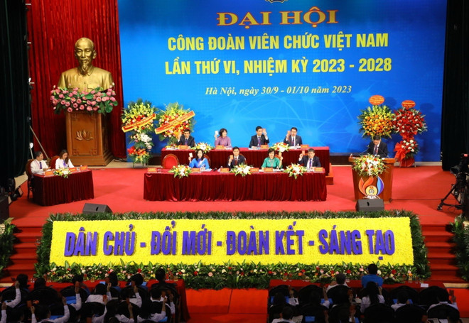 300 đại biểu dự Đại hội Công đoàn Viên chức Việt Nam lần thứ VI ảnh 1