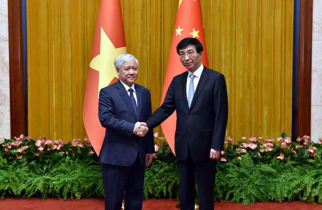 Chủ tịch Ủy ban MTTQ gửi thư chúc mừng Chủ tịch Chính hiệp Trung Quốc ảnh 1