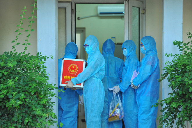 Tỉnh Bắc Ninh tiến hành bỏ phiếu bầu cử sớm tại 14 điểm ảnh 1