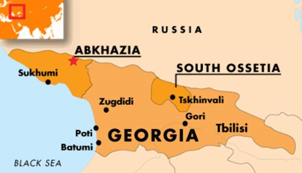 Người đàn ông tự nổ tung thân mình tại đài truyền hình Abkhazia ảnh 1