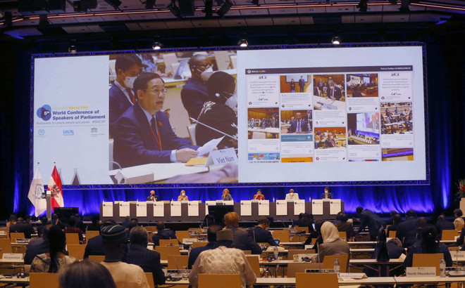 Chủ tịch Quốc hội phát biểu về ứng phó COVID-19 và biến đổi khí hậu ảnh 2