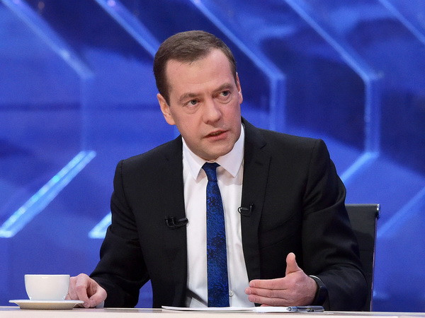 Thủ tướng Nga Dmitry Medvedev. (Nguồn: EPA/TTXVN) Medvedev: Obama kết thúc nhiệm kỳ trong "sự bi thảm" vì chống Nga ảnh 1