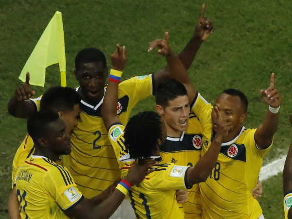 James Rodriguez tỏa sáng giúp Colombia lập nên kỳ tích ảnh 1