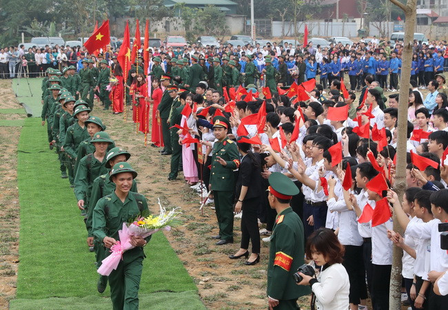 Sôi nổi Ngày hội tòng quân tại các tỉnh, thành phố trên cả nước ảnh 3