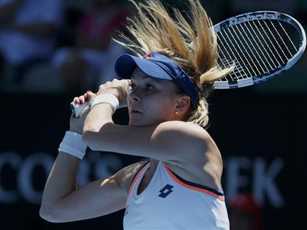 Agnieszka Radwanska đang trở thành ứng cử viên nặng ký cho chức vô địch. (Nguồn: AP) Australian Open chưa hết sốc: Nhà vô địch Azarenka gục ngã! ảnh 2