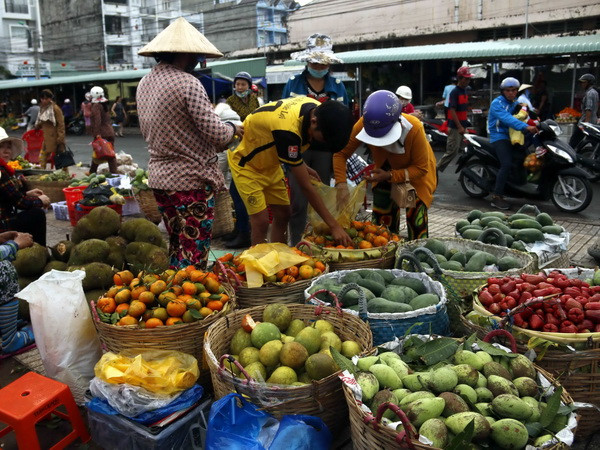 Đưa vào hoạt động chợ đầu mối nông sản lớn nhất Đông Nam Bộ ảnh 1