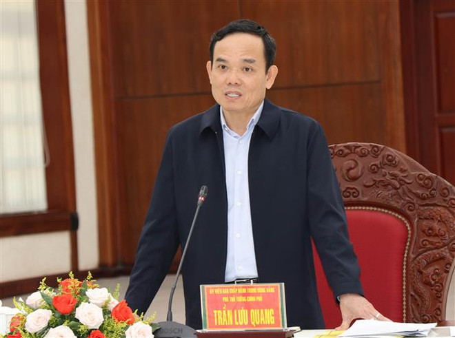 Phó Thủ tướng Trần Lưu Quang làm Tổ trưởng Tổ Công tác Cải cách Thủ tục Hành chính của Thủ tướng Chính phủ. (Ảnh: Hồng Điệp/TTXVN) Phê duyệt Danh sách thành viên Tổ Công tác Cải cách Thủ tục Hành chính ảnh 1