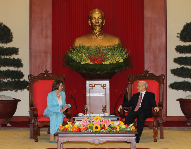 Tổng Bí thư tiếp Lãnh đạo phe thiểu số tại Hạ viện Hoa kỳ ảnh 1