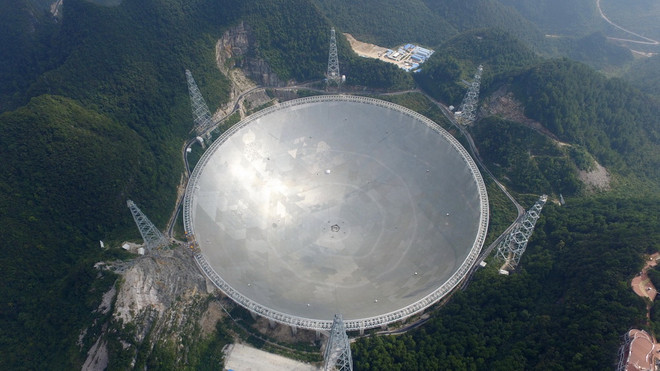 [Photo] Trung Quốc thử nghiệm kính viễn vọng lớn nhất thế giới ảnh 1