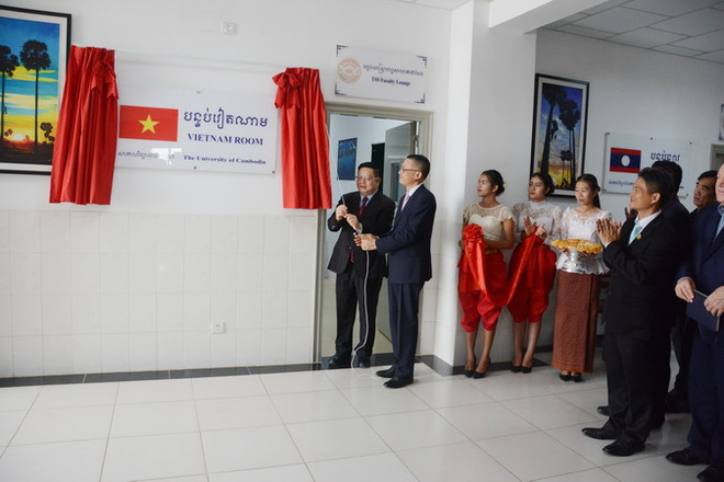 Khánh thành Phòng Việt Nam tại trường Đại học Campuchia ảnh 2