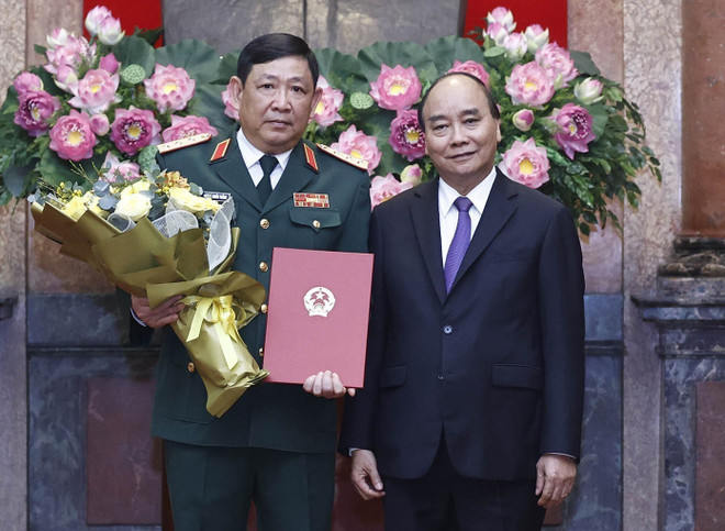Thăng quân hàm Thượng tướng cho Phó Tổng Tham mưu trưởng QĐND Việt Nam ảnh 2