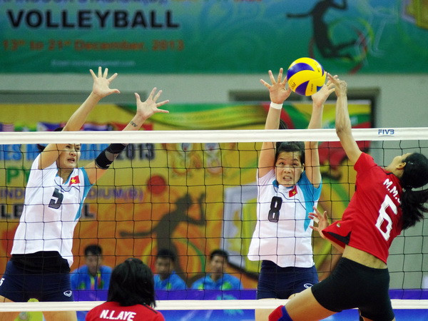 Bóng chuyền nữ Việt Nam hoàn thành chỉ tiêu ở SEA Games ảnh 1
