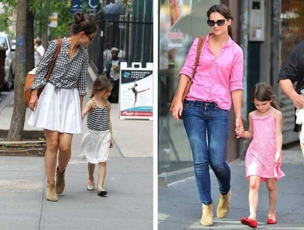 Mãn nhãn với các cách phối đồ thời thượng của mẹ con nhà "sao" ảnh 1