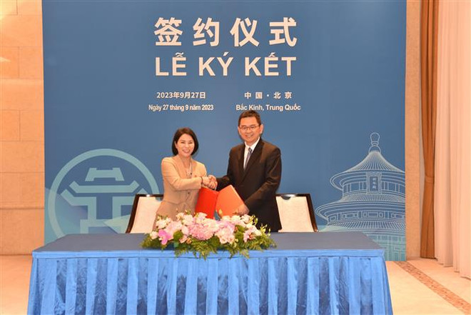 Hà Nội tăng cường hợp tác với thành phố Bắc Kinh của Trung Quốc ảnh 1