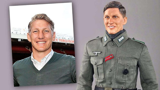 Schweinsteiger bất ngờ bị "biến thành"... búp bê Đức Quốc xã ảnh 1