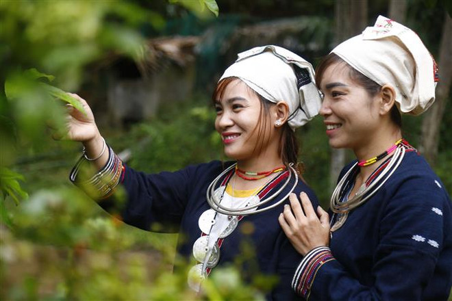 Kỹ thuật in, thêu thổ cẩm truyền thống độc đáo của người Dao Tiền ảnh 1