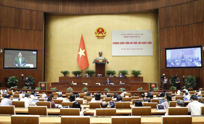 Nghị quyết hoạt động chất vấn Phiên họp thứ 25 UBTVQH ảnh 1