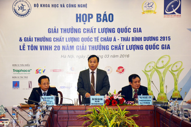 77 doanh nghiệp được trao Giải thưởng Chất lượng Quốc gia 2015 ảnh 1