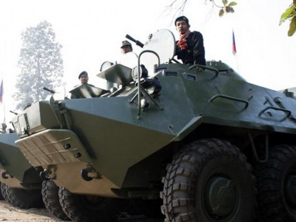 Quân đội Campuchia tiến hành cuộc diễn tập bắn đạn thật ảnh 1