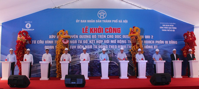 Hà Nội khởi công dự án đường trên cao Ngã Tư Sở-cầu Vĩnh Tuy ảnh 2