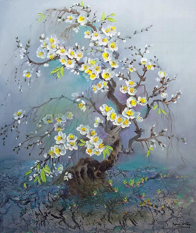 Thưởng lãm những “Khoảnh khắc Xuân về” của Nhóm họa 5P ảnh 2