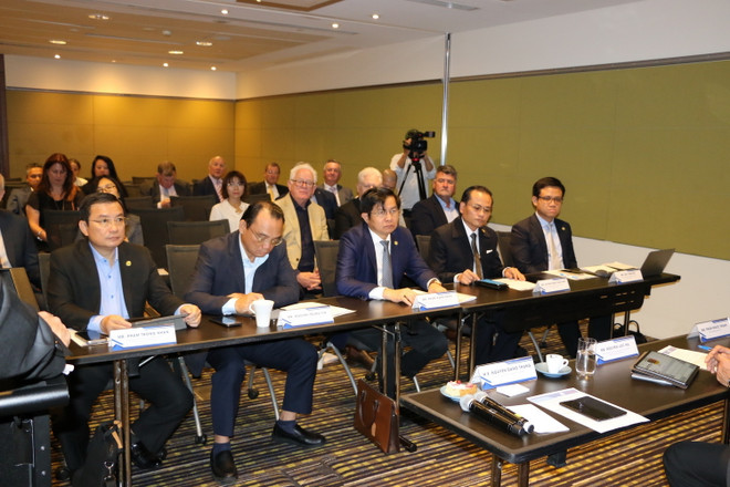 Các đại biểu tại hội thảo. (Ảnh: Văn Linh/TTXVN) binh_duong__australia3.jpg