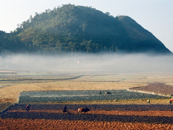 Không khí lạnh mở rộng khắp miền Bắc gây mưa rào rải rác ảnh 1