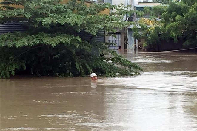 Nhiều vùng trũng ở Ninh Thuận bị cô lập vì ngập sâu trong nước ảnh 2