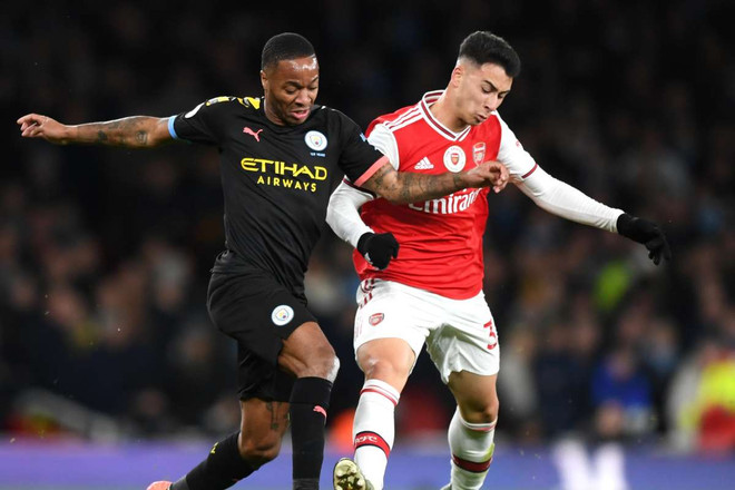 Man City và Arsenal quyết đấu ở ngày Premier League trở lại. (Nguồn: Getty Images) Premier chính thức trở lại bằng trận Man City 'đại chiến' Arsenal ảnh 1