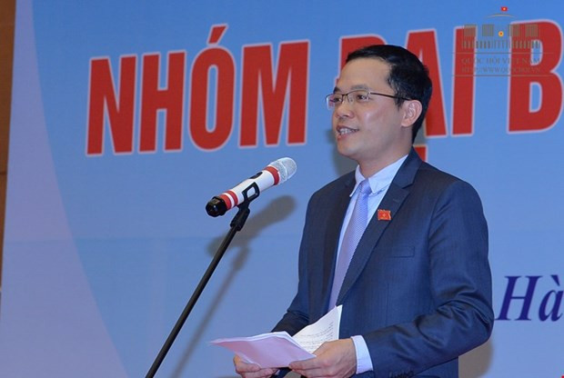 Ủy viên Thường trực Ủy ban Đối ngoại của Quốc hội, Phó Chủ tịch Thường trực Nhóm đại biểu Quốc hội trẻ Việt Nam Đinh Công Sỹ. (Nguồn: Quochoi.vn) Việt Nam dự Diễn đàn trực tuyến Nghị sỹ Trẻ, Đại Hội đồng IPU 142 ảnh 1