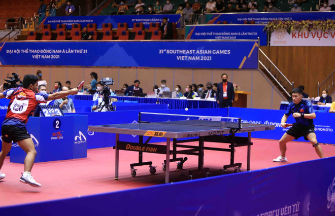 SEA Games 31: Việt Nam chiến thắng trong nội dung đơn nam môn bóng bàn ảnh 1
