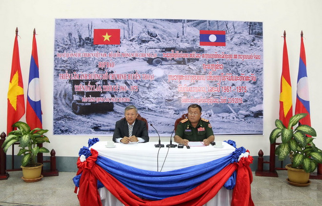 Lào tổ chức triển lãm ảnh về Đường Hồ Chí Minh huyền thoại ảnh 1