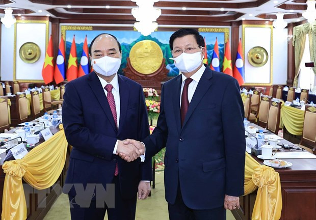 Chuyến thăm Lào của Chủ tịch nước đạt kết quả toàn diện, thực chất ảnh 1
