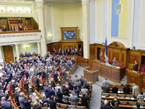 Quốc hội Ukraine. (Ảnh: AFP/TTXVN) Ukraine tăng thêm quyền lực cho cơ quan an ninh tối cao ảnh 1