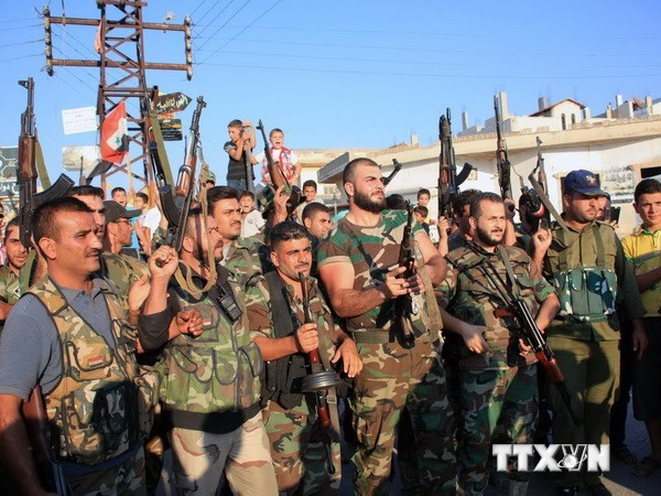 Binh sỹ quân đội Syria. (Nguồn: AFP/TTXVN) Quân đội Syria tiêu diệt hơn 80 tay súng của lực lượng IS ảnh 1