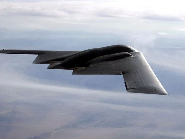 Máy bay ném bom tàng hình B-2 của Mỹ. (Nguồn: airforcetimes) Mỹ điều máy bay ném bom tàng hình B-2 tới Thái Bình Dương ảnh 1