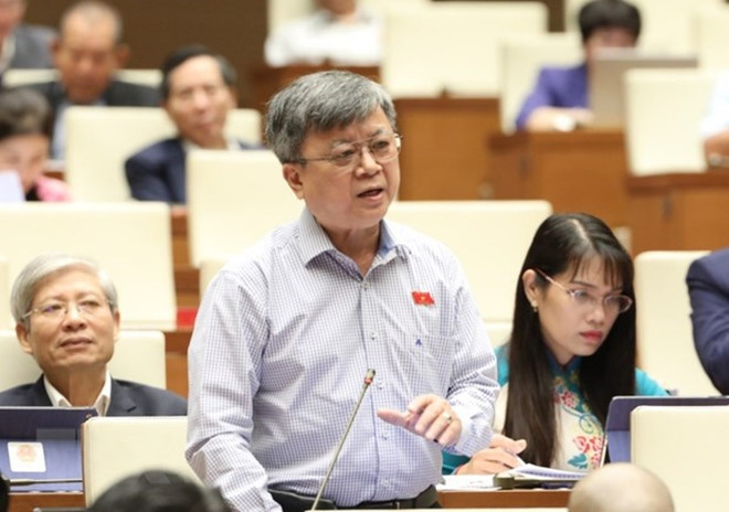 Đại biểu Quốc hội Thành phố Hồ Chí Minh Trương Trọng Nghĩa phát biểu. (Nguồn ảnh: TTXVN) ‘‘Dự án Long Thành phải tạo động lực cho Việt Nam cất cánh, vươn cao’’ ảnh 1