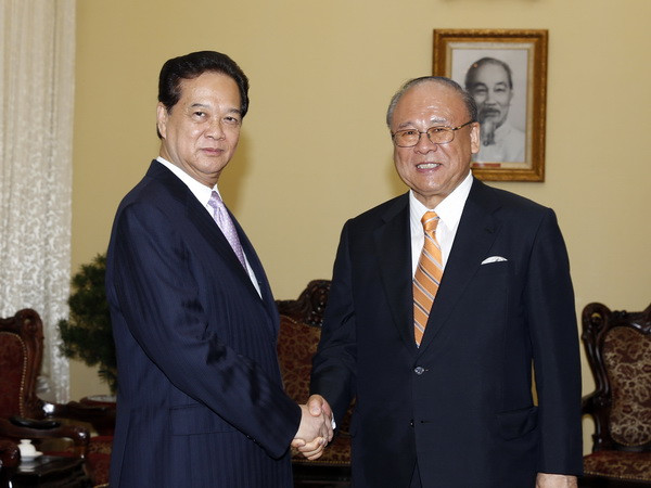 Thủ tướng tiếp Cố vấn đặc biệt Liên minh nghị sỹ hữu nghị Nhật-Việt ảnh 1