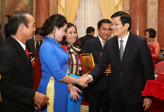 Chủ tịch nước gặp mặt Đoàn đại biểu doanh nghiệp nhỏ và vừa ảnh 1