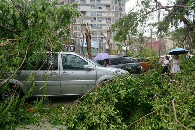 Siêu bão mạnh nhất trong năm càn quét miền Đông Trung Quốc ảnh 1