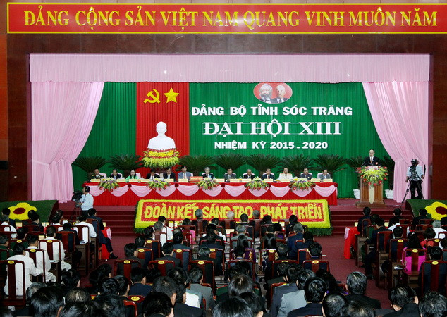 Khai mạc Đại hội đại biểu Đảng bộ tỉnh Sóc Trăng lần thứ XIII ảnh 1