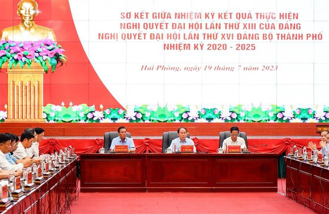 Hải Phòng: Nâng cao năng lực lãnh đạo, chỉ đạo mang tầm chiến lược ảnh 1