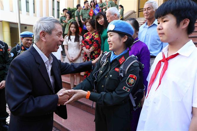 Ba sỹ quan công an lên đường thực hiện nhiệm vụ gìn giữ hòa bình LHQ ảnh 2