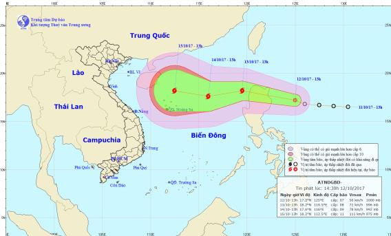 Áp thấp nhiệt đới xuất hiện gần Biển Đông, có thể mạnh lên thành bão ảnh 1